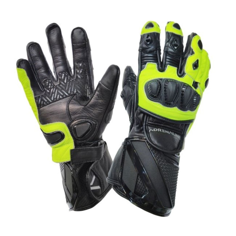 ADRENALINE LYNX SPORT PPE RĘKAWICE SPORTOWE MOTOCYKLOWE CZARNE/FLUO