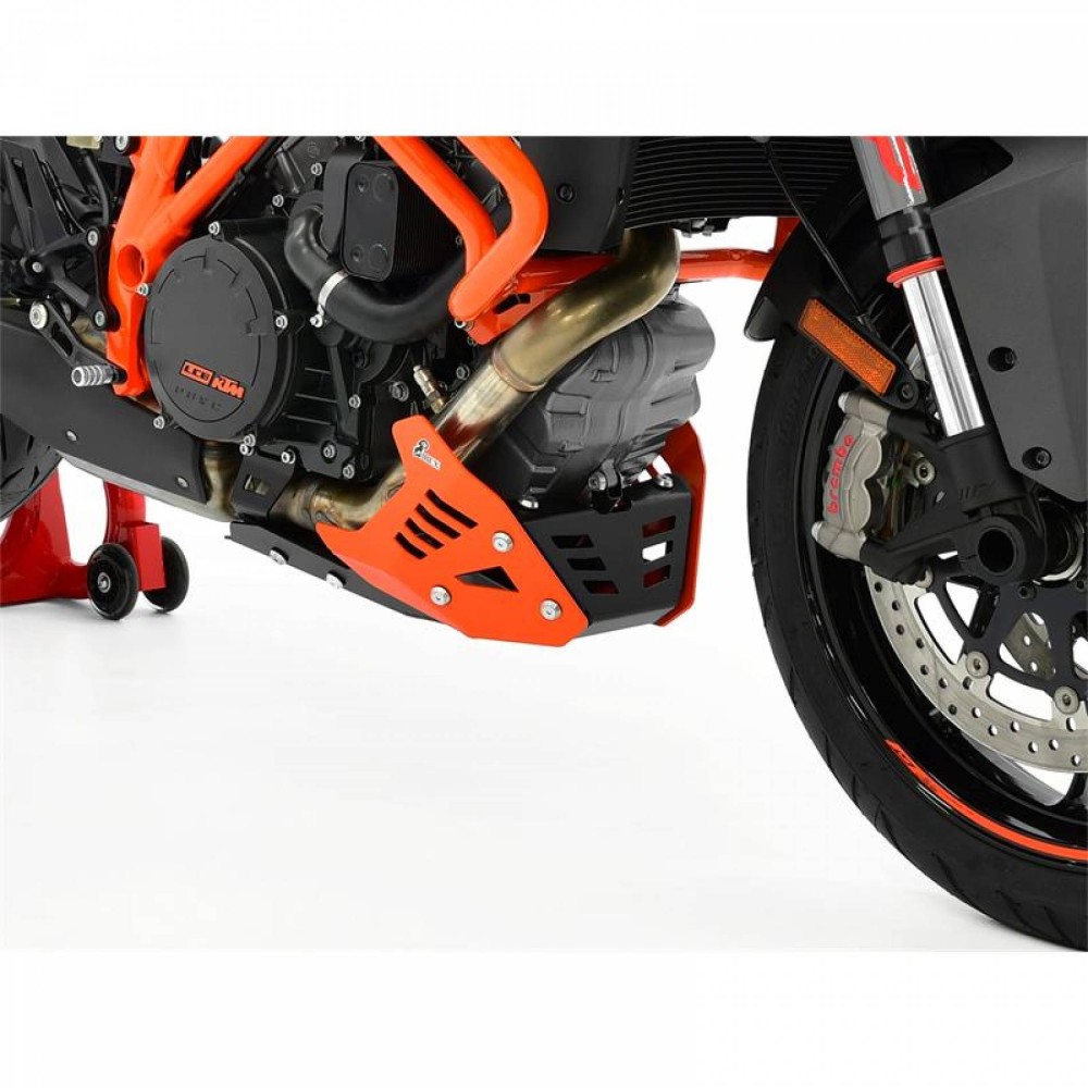 ZIEGER PŁYTA SILNIKA KTM 1290 SUPER DUKE GT BJ 2016-21 CZARNO-POMARAŃCZOWA