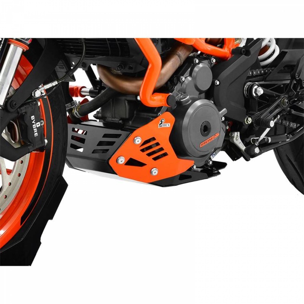 ZIEGER PŁYTA SILNIKA KTM 390 DUKE BJ 2017-20 CZARNO-POMARAŃCZOWA