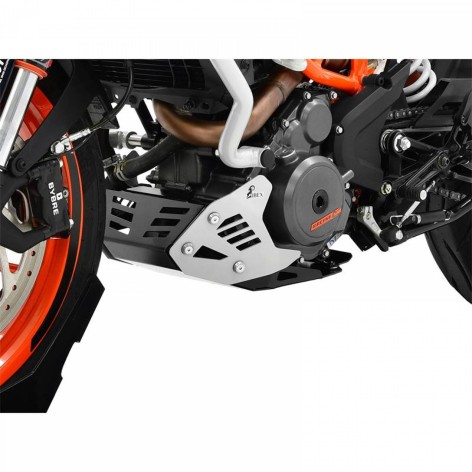 ZIEGER PŁYTA SILNIKA KTM 390 DUKE BJ 2017-20 CZARNO-SREBRNA