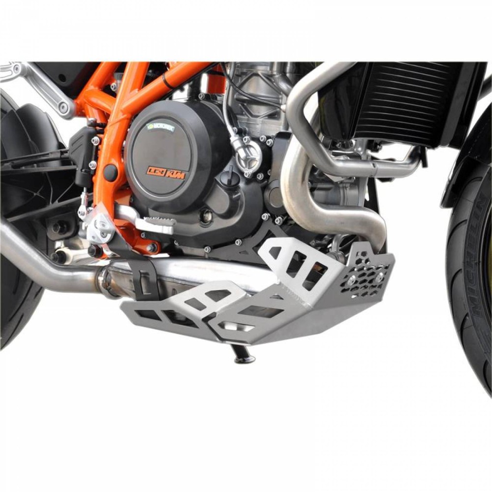 ZIEGER PŁYTA SILNIKA KTM 690 DUKE BJ 2012-19 SREBRNA