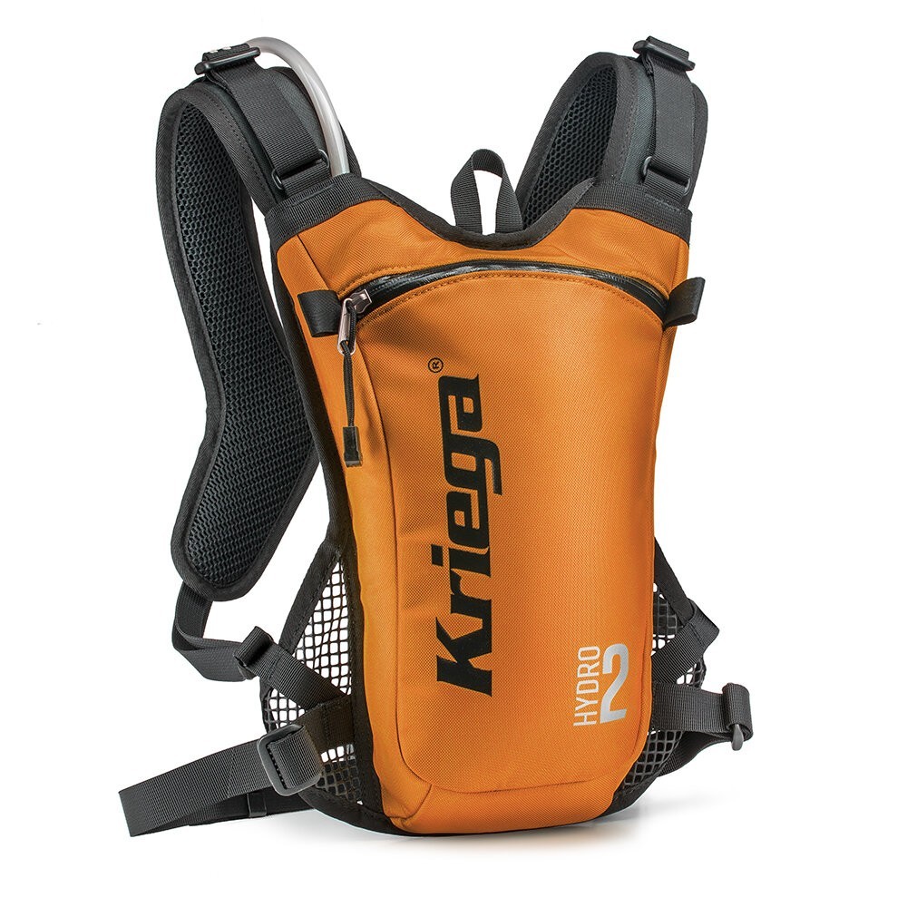 KRIEGA HYDRO-2 PLECAK MOTOCYKLOWY + CAMELBAG 2L CZARNY POMARAŃCZOWY