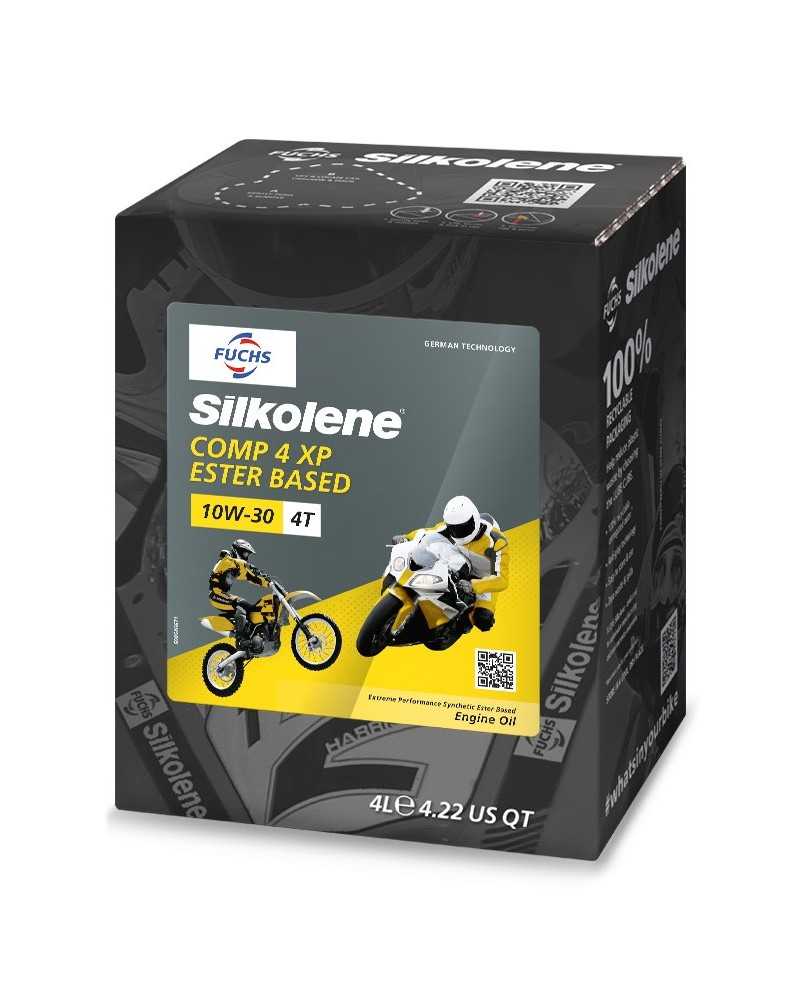 FUCHS SILKOLENE COMP 4 10W30 XP OLEJ MOTOCYKLOWY SILNIKOWY PÓŁSYNTETYCZNY 4L