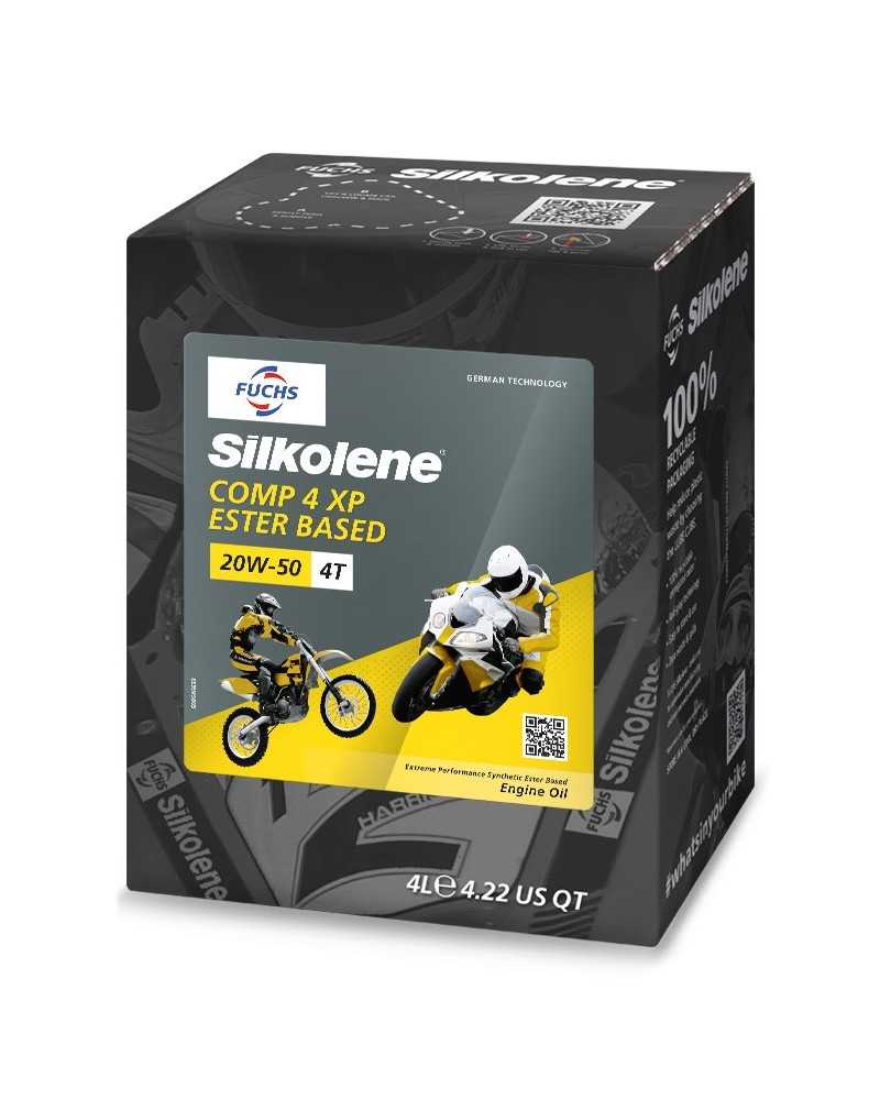 FUCHS SILKOLENE COMP 4 20W50 XP OLEJ MOTOCYKLOWY SILNIKOWY PÓŁSYNTETYCZNY 4L