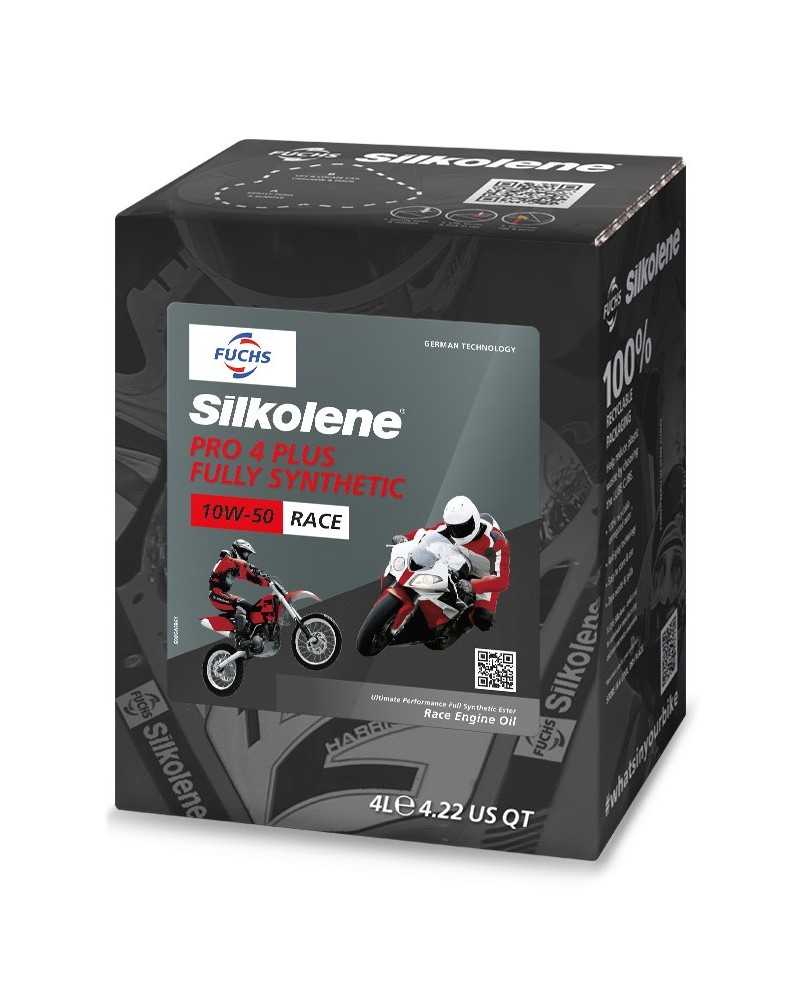 FUCHS SILKOLENE PRO 4 PLUS 10W50 OLEJ MOTOCYKLOWY SILNIKOWY SYNTETYCZNY 4L