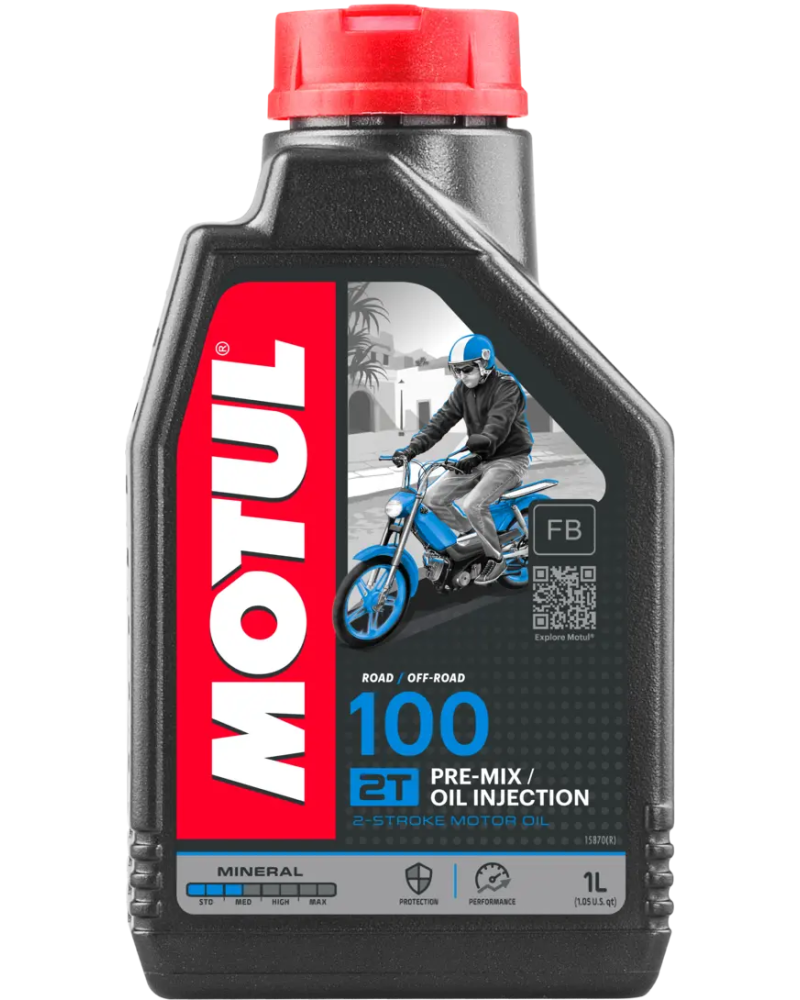 MOTUL 100 2T OLEJ MOTOCYKLOWY SILNIKOWY MINERALNY 1L