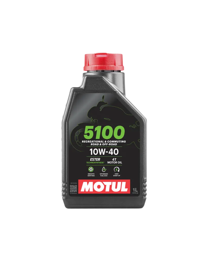 MOTUL 5100 10W40 4T OLEJ MOTOCYKLOWY SILNIKOWY PÓŁSYNTETYCZNY 1L