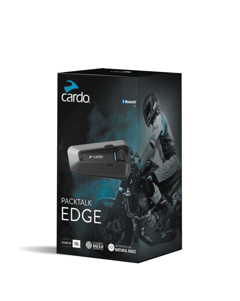 CARDO PACKTALK EDGE MESH INTERKOM MOTOCYKLOWY NA 2 KASKI