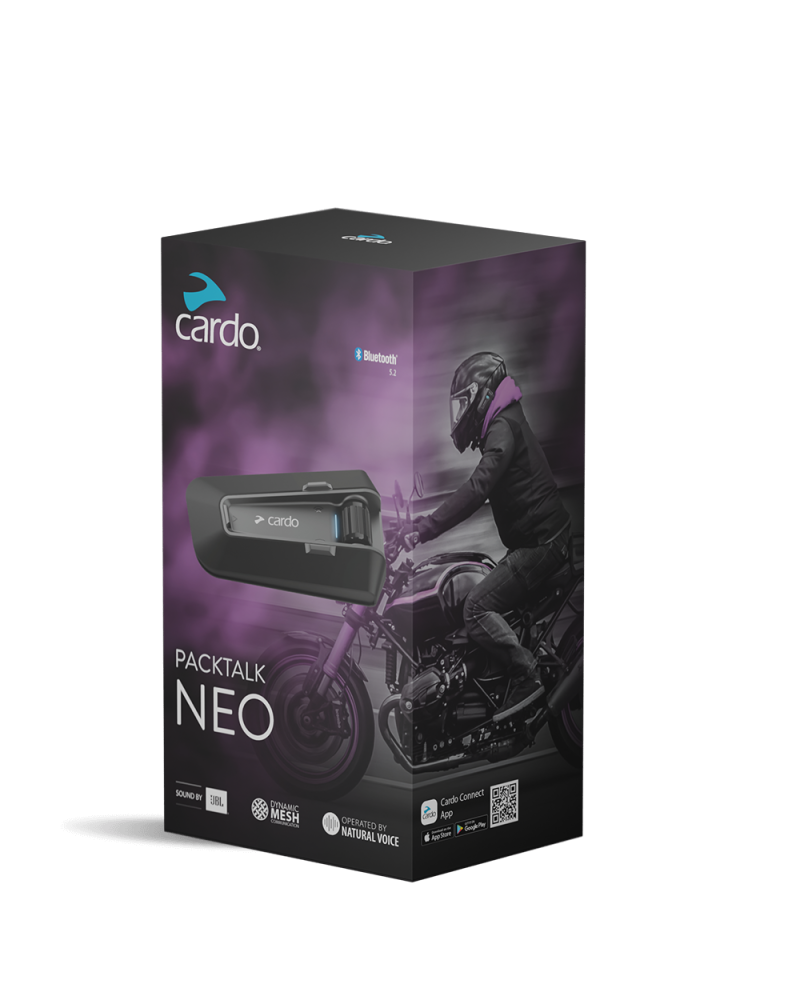 CARDO PACKTALK NEO MESH INTERKOM MOTOCYKLOWY NA 2 KASKI