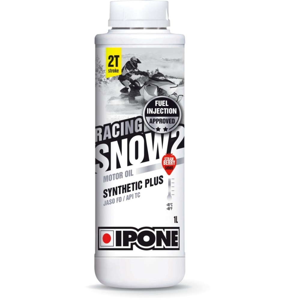 IPONE SNOW RACING 1L OLEJ DO DOZOWNIKA PÓŁSYNTETYCZNY TRUSKAWKA