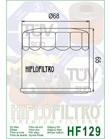 HIFLOFILTRO HF129 FILTR OLEJU