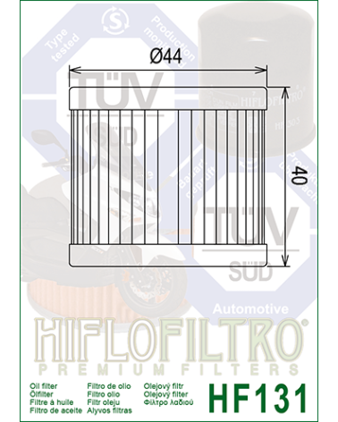 HIFLOFILTRO HF131 FILTR OLEJU