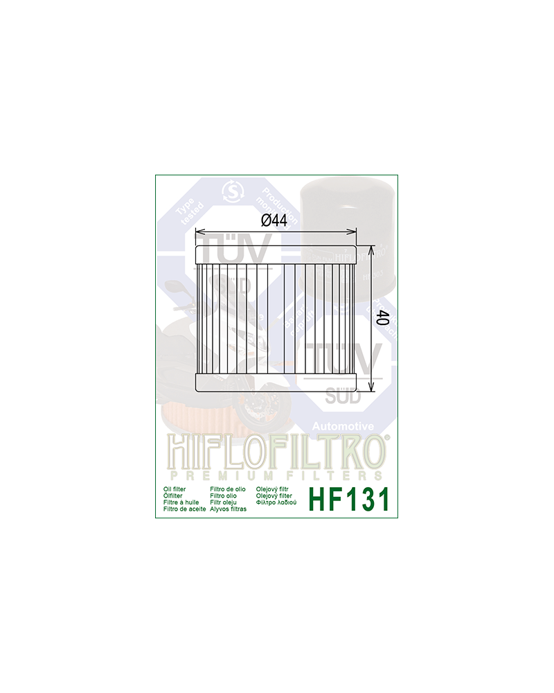 HIFLOFILTRO HF131 FILTR OLEJU