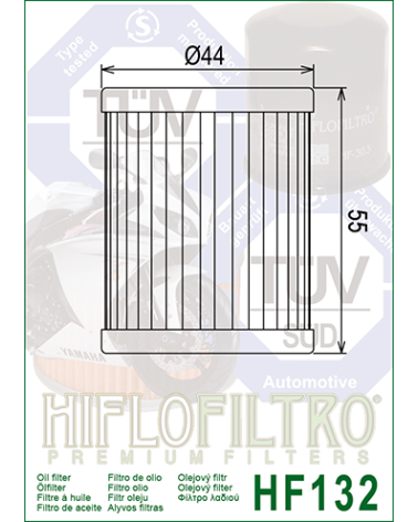 HIFLOFILTRO HF132 FILTR OLEJU