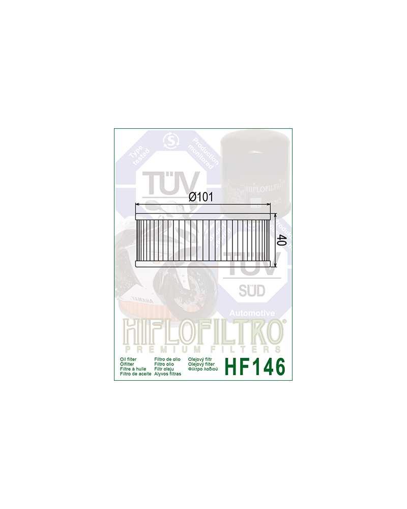 HIFLOFILTRO HF146 FILTR OLEJU