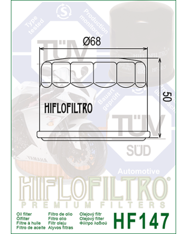 HIFLOFILTRO HF147 FILTR OLEJU