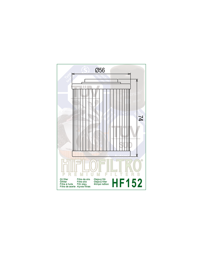 HIFLOFILTRO HF152 FILTR OLEJU