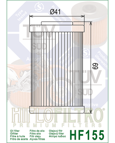 HIFLOFILTRO HF155 FILTR OLEJU