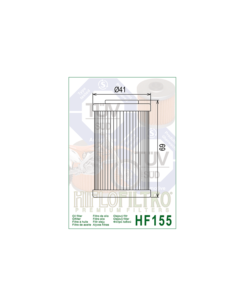 HIFLOFILTRO HF155 FILTR OLEJU