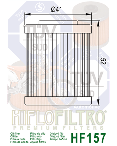 HIFLOFILTRO HF157 FILTR OLEJU