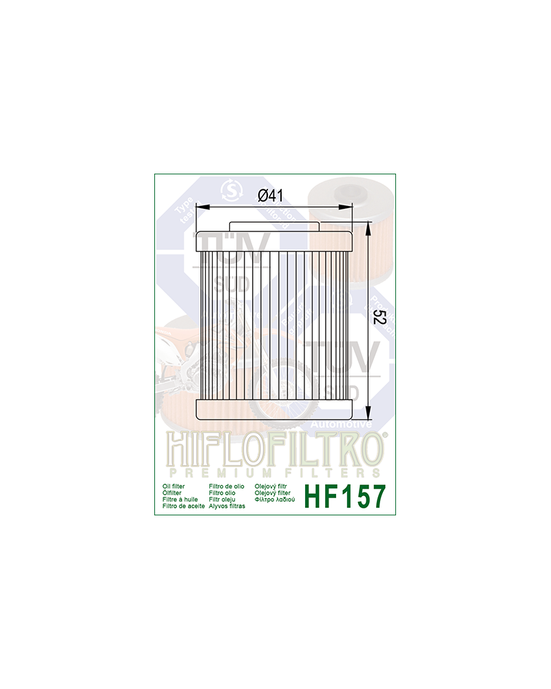 HIFLOFILTRO HF157 FILTR OLEJU