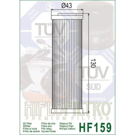 HIFLOFILTRO HF159 FILTR OLEJU