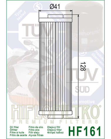 HIFLOFILTRO HF161 FILTR OLEJU