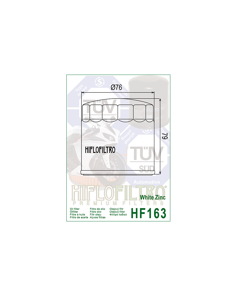 HIFLOFILTRO HF163 FILTR OLEJU