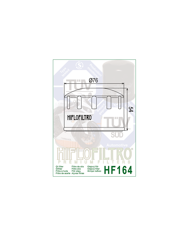 HIFLOFILTRO HF164 FILTR OLEJU