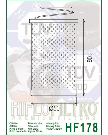 HIFLOFILTRO HF178 FILTR OLEJU