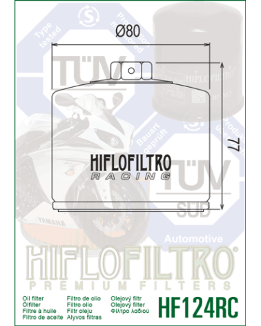 HIFLOFILTRO HF124RC FILTR OLEJU