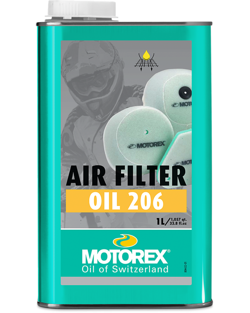 MOTOREX AIR FILTER OIL 206 1L OLEJ DO NASĄCZANIA FILTRÓW POWIETRZA