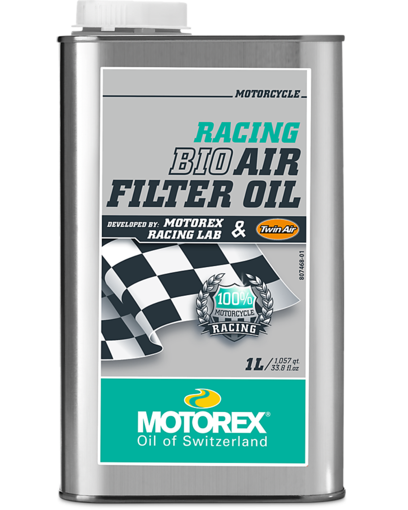 MOTOREX RACING BIO AIR FILTER OIL 1L OLEJ DO NASĄCZANIA FILTRÓW POWIETRZA